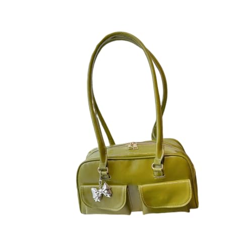 Top Tasche Für Frauen PU Leder Umhängetaschen Mode Satchel Unterarm Geldbeutel Freizeittasche Für Tägliche Pendelpendel Retro Lederhandtasche von THINCAN