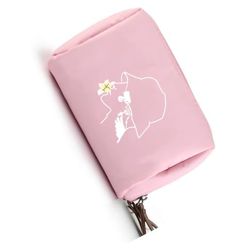 Tragbare Kosmetikbeutel Gedruckte Hautpflege Organisatoren Reisen Make Up Tasche Reißverschlüsse Schöne Toilettenmünzen Geldbeutel Toilse Gedrucktes Make Up Waschen Ästhetischer Kosmetiklager von THINCAN