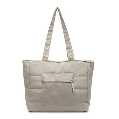 Tragbare Nylon Umhängetasche Für Die Schule Und Arbeit Mit Großer Kapazität Unterarmtaschen Freizeit Handtasche Mit Reißverschluss Reißverschluss von THINCAN