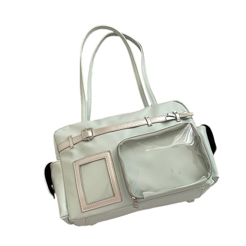 Trendy Anime Themen Schulbeutel Umhängetasche PU Rucksack Crossbody Geldbörse Mit Geräumigen Fächern Für Tägliche Essential Anime Themen Schultasche Für Mädchen von THINCAN