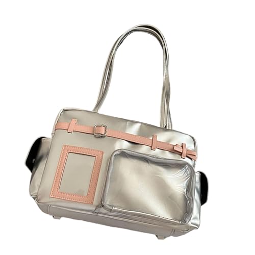 Trendy Anime Themen Schulbeutel Umhängetasche PU Rucksack Crossbody Geldbörse Mit Geräumigen Fächern Für Tägliche Essential Anime Themen Schultasche Für Mädchen von THINCAN