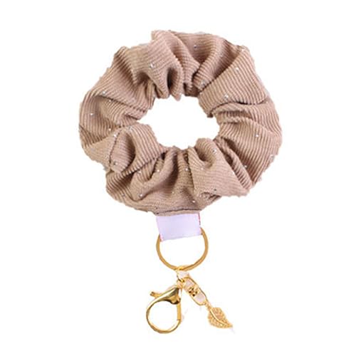 Trendy Kuhmuster Scrunchie Keychain Stylish Armband Robustes Haar Elastizität Tragbar Für Frauen Täglich Verwenden Freizeitkleidung von THINCAN