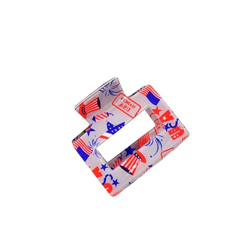 Trendy Quadratische Haarklaue Clip Maskeraden Haarschleife Schöne Halloween Haarnadel Sicheres Stylingzubehör Leichte Acrylhaarclip von THINCAN