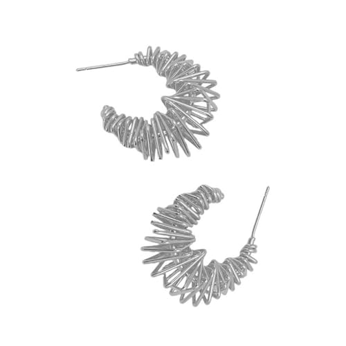 Verzerrte Buchstaben C Bolzen Ohrringe Stilvolle Unregelmäßige Ohrringe Temperament Schmuck Für Partys Und Aufführungen Verzerrte Buchstaben C Bolzen Ohrringe Stilvolle Unregelmäßige Ohrringe Temperament Schmuck Für Partys Und Aufführungen von THINCAN