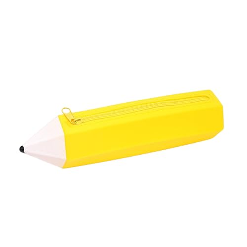 Weiche Bleistiftkoffer Stifte Form Leicht Zu Reinigen Zu Reinigen STILL Taschen Silikonstiftbeutel Schulgegenstände Organisatoren Hülle Form Stift Silikon Beutel Box von THINCAN