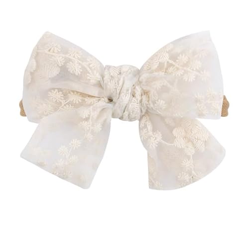 Weiche Und Atmungsaktive Kopfbedeckung Elastischer Baby Stirnband Für 0 Bis 24 Monate Säuglinge Bequeme Und Modische Haarband Elastische Babyhaarband von THINCAN