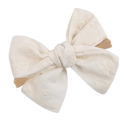 Weiche Und Atmungsaktive Kopfbedeckung Elastischer Baby Stirnband Für 0 Bis 24 Monate Säuglinge Bequeme Und Modische Haarband Elastische Babyhaarband von THINCAN