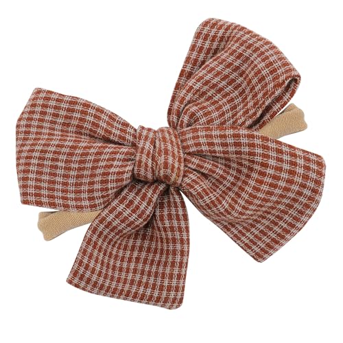 Weiche Und Atmungsaktive Kopfbedeckung Elastischer Baby Stirnband Für 0 Bis 24 Monate Säuglinge Bequeme Und Modische Haarband Elastische Babyhaarband von THINCAN