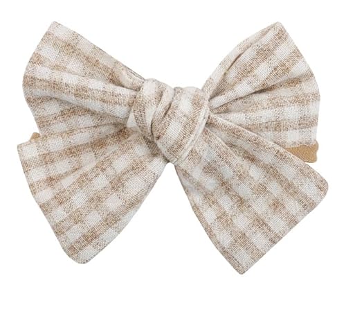 Weiche Und Atmungsaktive Kopfbedeckung Elastischer Baby Stirnband Für 0 Bis 24 Monate Säuglinge Bequeme Und Modische Haarband Elastische Babyhaarband von THINCAN