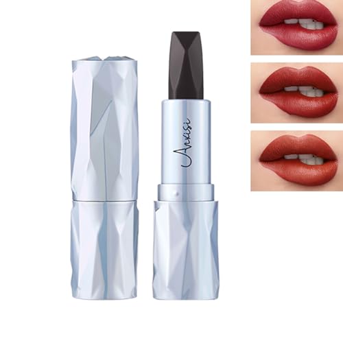 Weicher Mattem Samt Lippenstift Mit Reichhaltiger Langlebiger Tri Color Lippenstift Pigmentiertes Lippen Make Up Geschenk Für Mädchen Frauen Lippenfleck von THINCAN