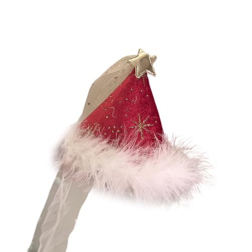 Weihnachtshut Haarclip Schöne Mädchen Haarnadeln Weiche Hutstile Haarnadel Für Kinder Und Erwachsene Accessoires von THINCAN