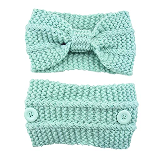 Winter Gestricktes Haarband Elastizität Bögen Knotted Stirnband Winter Kopfgeschoss Außenohrwärmer Weicher Ohrschalter von THINCAN