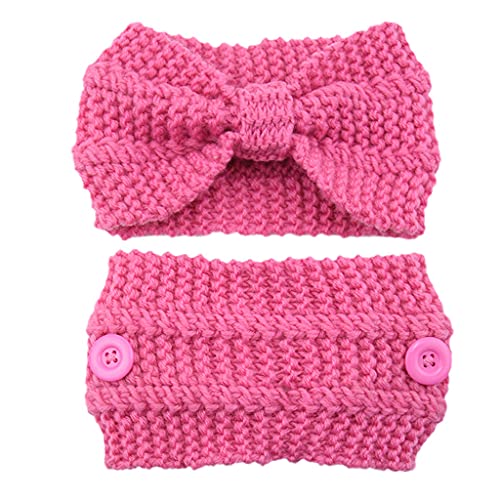 Winter Gestricktes Haarband Elastizität Bögen Knotted Stirnband Winter Kopfgeschoss Außenohrwärmer Weicher Ohrschalter von THINCAN