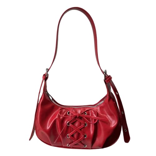 Zeitgenössische Gebundene Band Unterarmtasche Lässig Bis Abschlussball Für Ein Verstellbare Umhängetasche Geräumige Fächer Trendy PU Handtasche Multi Funktionale Verstellbare Gurt Geldbeutel von THINCAN