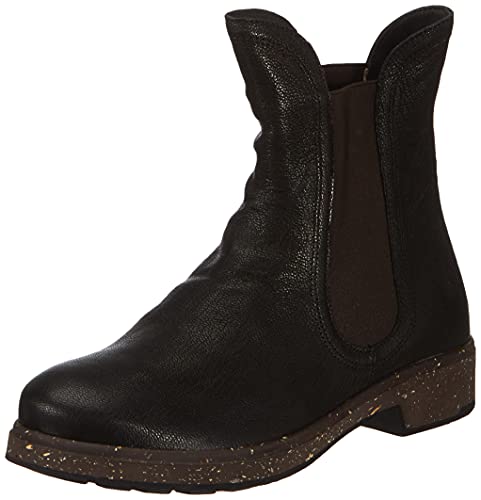 THINK! Damen COGITA chromfrei gegerbte nachhaltige Chelsea Boots, 0000 SCHWARZ, 38 EU von Think!