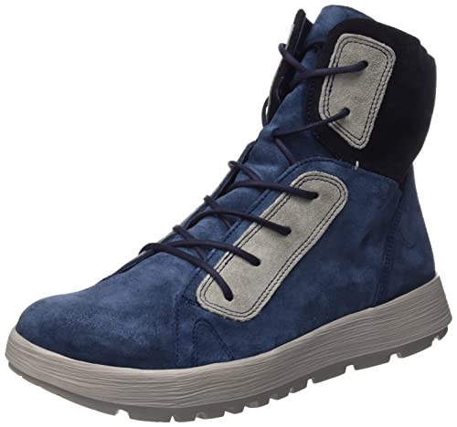 THINK! Damen COMODA nachhaltige Lodenfutter Stiefelette, 8000 Denim/Kombi, 36 EU von Think!