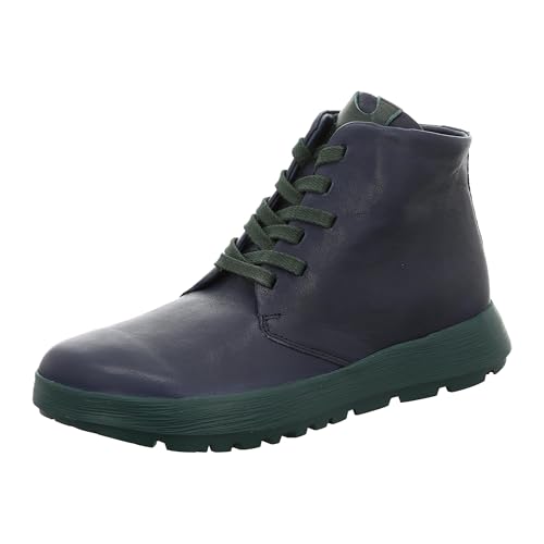 THINK! Damen COMODA chromfrei gegerbte nachhaltige Stiefelette, 8010 Navy/Kombi, 38 EU von Think!