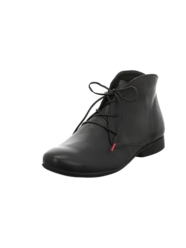 THINK! Damen Guad chromfrei gegerbte Leder gefütterte Stiefelette, 0000 SCHWARZ, 39 EU von Think!