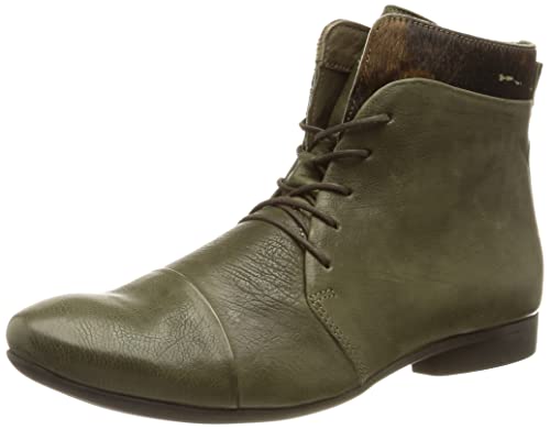 THINK! Damen Guad nachhaltige Leder gefütterte Stiefelette, 7000 Jade/Kombi, 39.5 EU von Think!