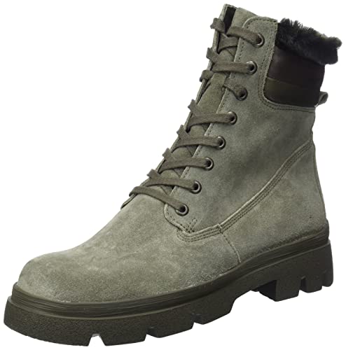 THINK! Damen KANGAE chromfrei gegerbte Lodenfutter Stiefelette, 7000 Jade/Kombi, 38.5 EU von Think!