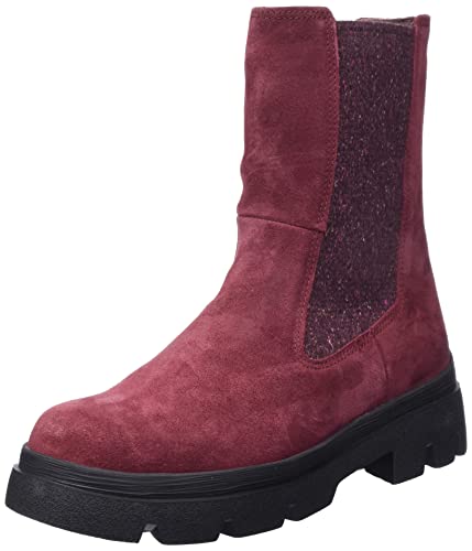 THINK! Damen KANGAE Leder gefütterte nachhaltige Chelsea-Boots, 5000 Merlot, 38 EU von Think!