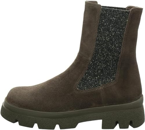 THINK! Damen KANGAE Leder gefütterte nachhaltige Chelsea-Boots, 7000 Slate, 41.5 EU von Think!