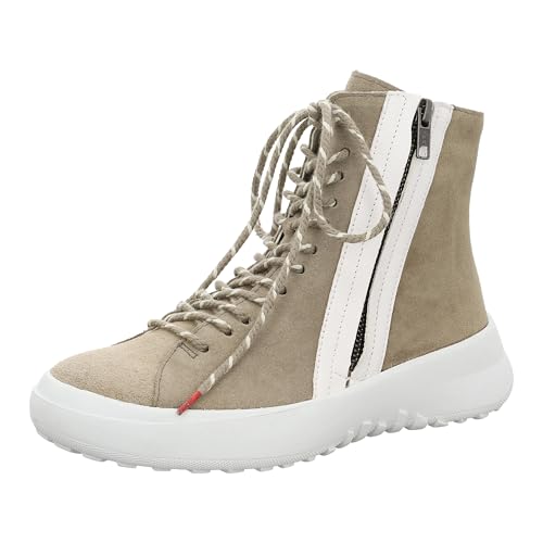 THINK! Damen KUSABI Leder gefütterte nachhaltige Stiefelette, 2000 PALLISANDRO/Kombi, 37 EU von Think!