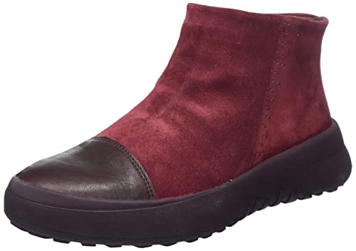 THINK! Damen KUSABI Leder gefütterte nachhaltige Boots, 5000 Merlot/Kombi, 36.5 EU von Think!