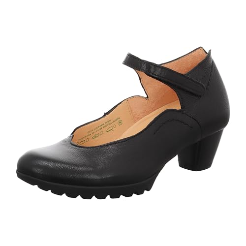 THINK! Damen NOLA Lederfutter Pumps, Schwarz 0000, 38 EU von Think!