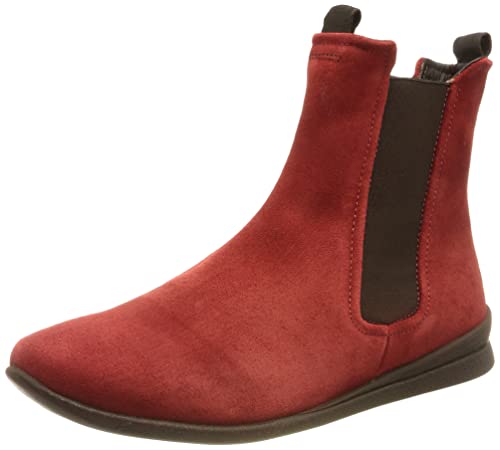 THINK! Damen SPUAT nachhaltige Leder gefütterte Chelsea-Boots, 5000 Fragola/Kombi, 40 EU von Think!