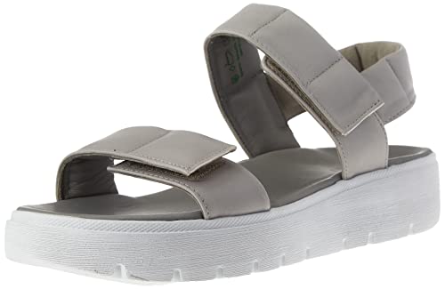 THINK! Damen Sing, chromfrei gegerbte nachhaltige Slingback Sandale, 2000 Ice, 40 EU von Think!