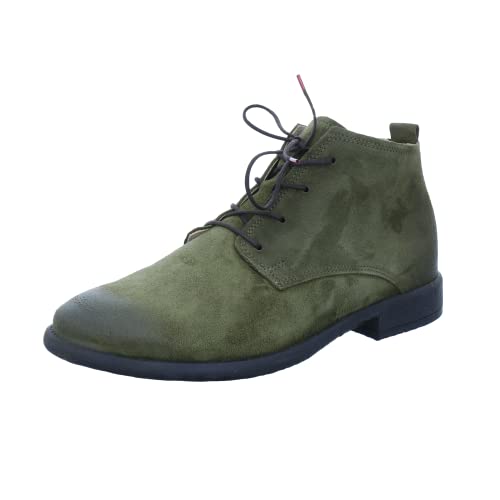 THINK! Herren CIVITA nachhaltige Leder gefütterte Stiefelette, 7020 Olive, 40.5 EU von Think!