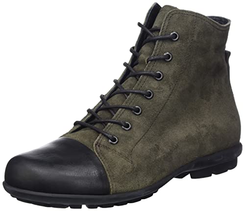 THINK! Herren Kong Leder gefütterte nachhaltige Stiefelette, 7000 Slate/Kombi, 41.5 EU von Think!