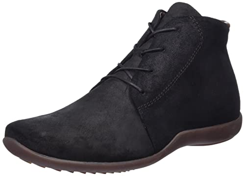 THINK! Herren Stone nachhaltige Lodenfutter Stiefelette, 0010 SCHWARZ/Kombi, 45 EU von Think!