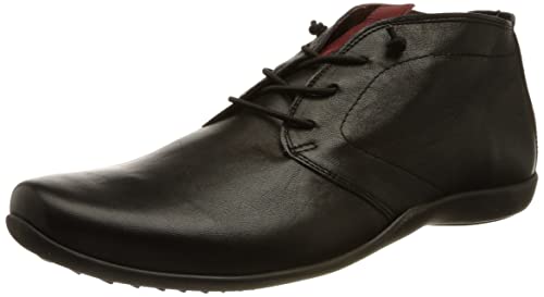 THINK! Herren Stone chromfrei gegerbte nachhaltige Boots, 0000 SCHWARZ, 43 EU von Think!