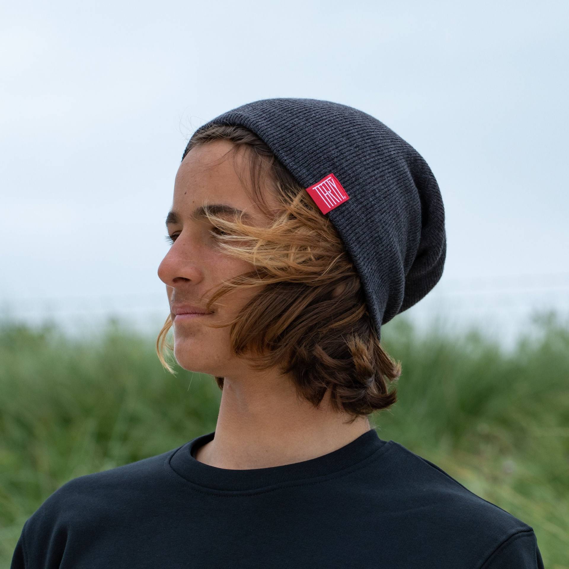 Slouchy Beanie Hat Für Männer Und Frauen. Dicke Lange Den Winter. Ski Bademütze. Surfer Mütze von THIRTYSQUARE