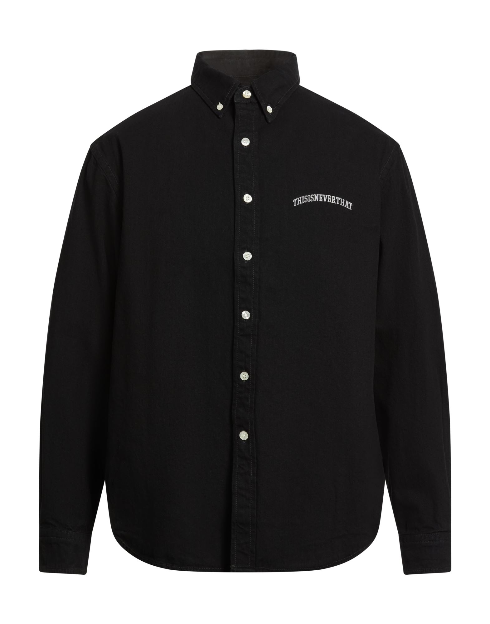 THISISNEVERTHAT Jeanshemd Herren Schwarz von THISISNEVERTHAT