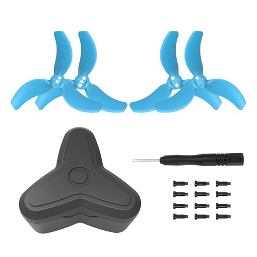 THLMT Propeller Tragetasche Kompatibel für DJI Avata 2, Drone Blade Reise Aufbewahrungstasche Koffer Tragetasche Schutztasche Box Organizer 3032S Paddel Aufbewahrungskoffer (Blaues Set) von THLMT