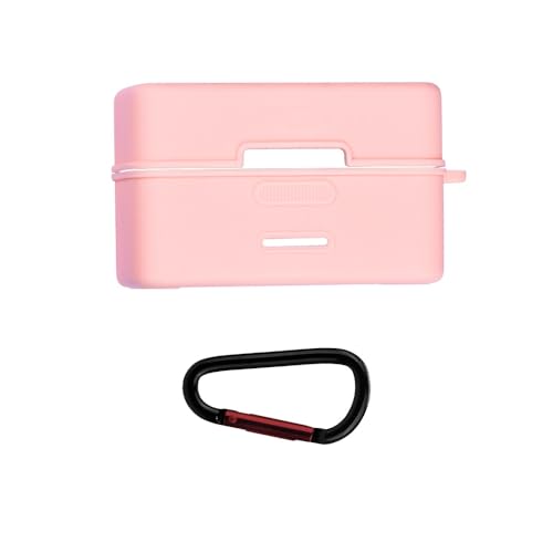 THLMT Schutzhülle für DJI MIC MINI, drahtloses Mikrofon Aufbewahrungstasche Schutzhülle für Mikrofon Staubschutzhülle Etui Mikrofon Silikonhalterung Organizer (Rosa) von THLMT