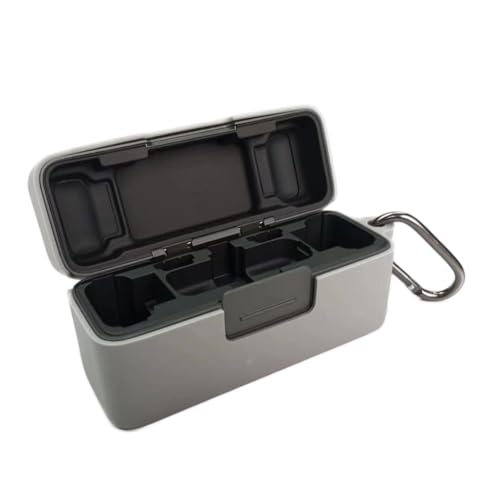 THLMT Schutzhülle für DJI Mic 2, drahtloses Mikrofon Aufbewahrungstasche Schutzhülle für Mikrofon Shell Pouch Box Schutz Portable Mikrofonhalter Organizer (Grau) von THLMT