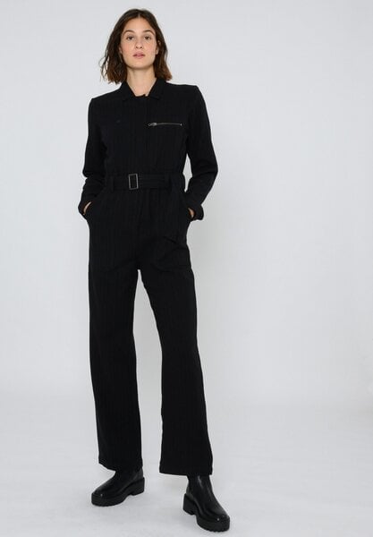 ThokkThokk Damen Jumpsuit TT56 PINSTRIPE aus Biobaumwolle von THOKKTHOKK