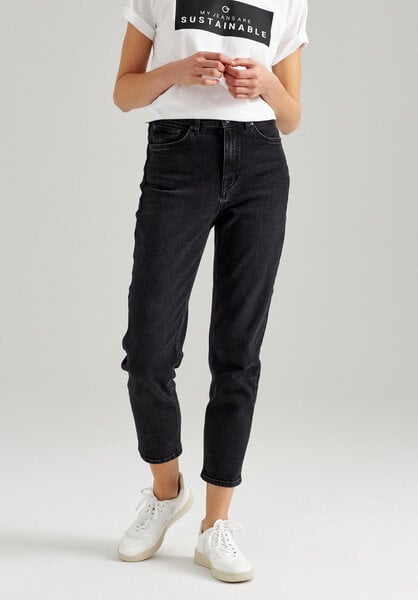 ThokkThokk Damen Mom Cropped Jeans aus Biobaumwoll-Mix von THOKKTHOKK