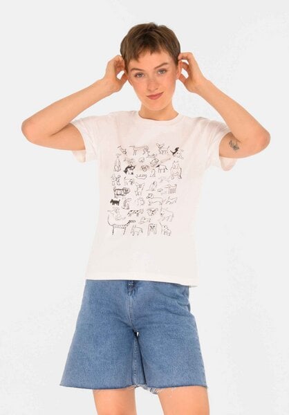 ThokkThokk Damen Print T-Shirt DOGS aus Biobaumwolle von THOKKTHOKK