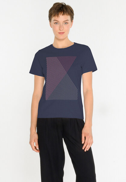 ThokkThokk Damen Print T-Shirt SPACEGRID aus Biobaumwolle von THOKKTHOKK