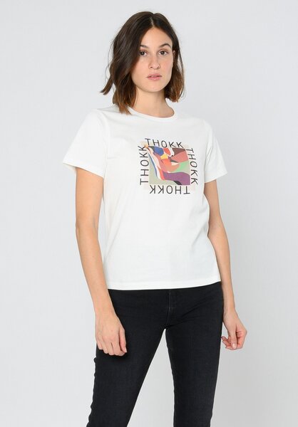 ThokkThokk Damen T-Shirt TT85 FACE aus Biobaumwolle von THOKKTHOKK