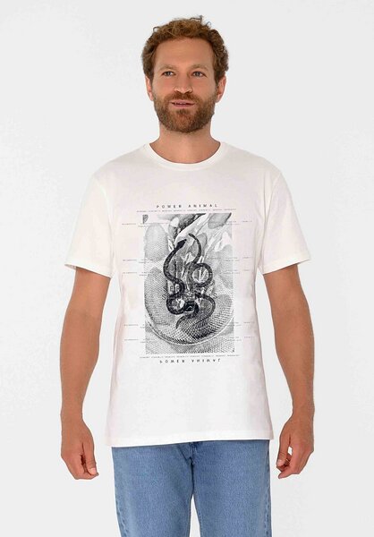 ThokkThokk Herren Print T-Shirt SERPENS aus Biobaumwolle von THOKKTHOKK