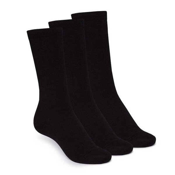 ThokkThokk High Rise Socken 3er-Pack, schwarz von THOKKTHOKK