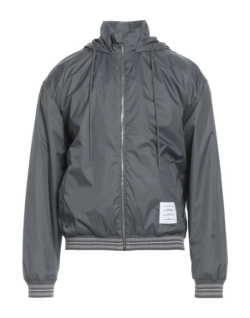 THOM BROWNE Jacke & Anorak Herren Grau von THOM BROWNE
