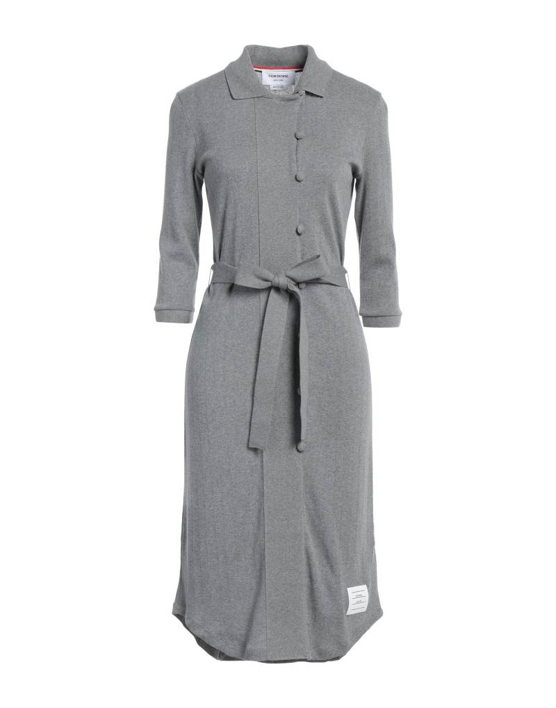 THOM BROWNE Midi-kleid Damen Grau von THOM BROWNE