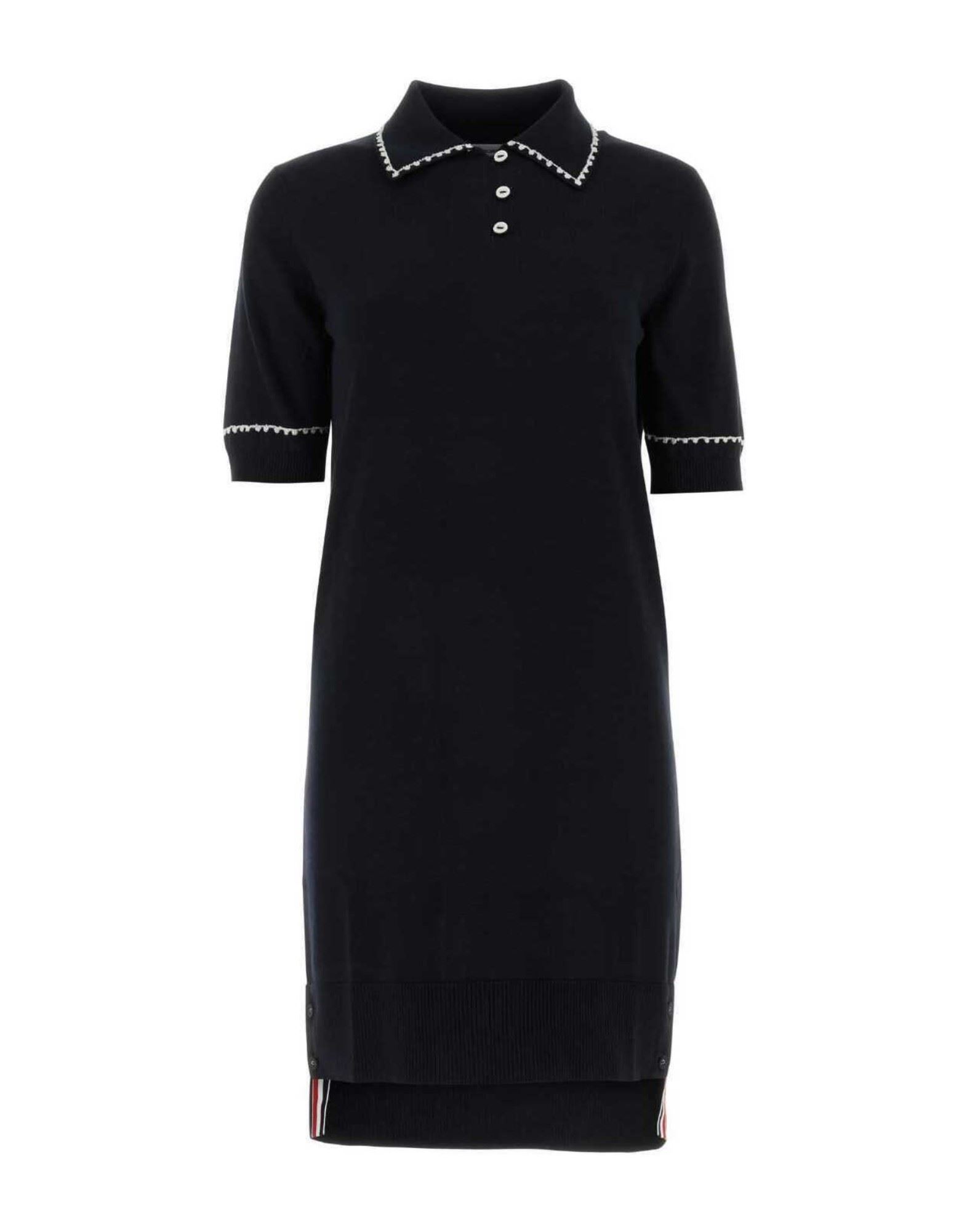 THOM BROWNE Midi-kleid Damen Marineblau von THOM BROWNE